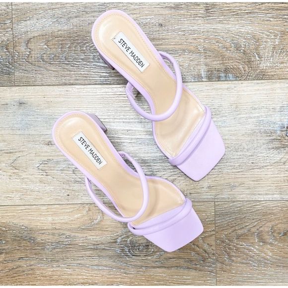 Steve Madden Shoes - Steve Madden Lilah Double Band Sandals Lilac Sz 9